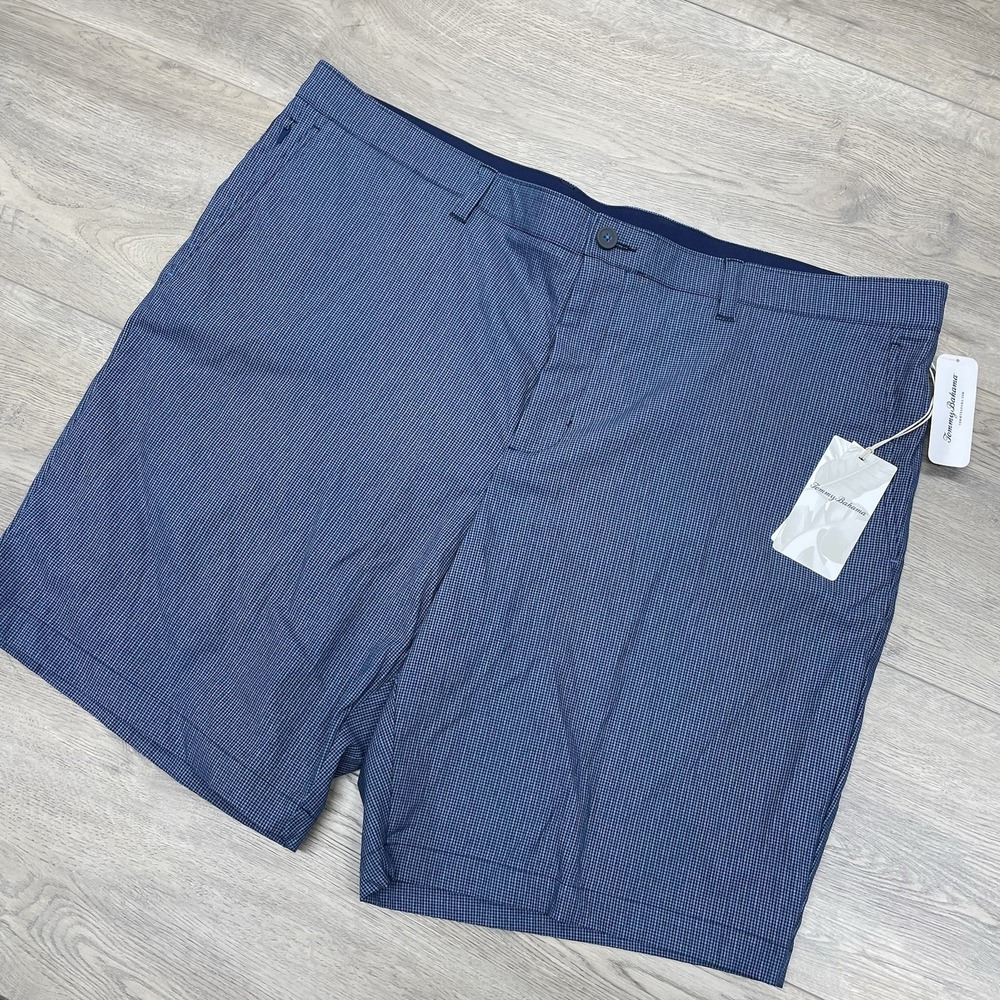 NWT Tommy Bahama Barbados Pro Vista Check Shorts Men Sz 44 Island Zone Prep Each